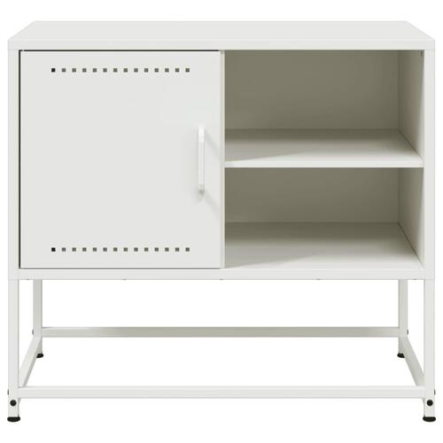 Tv-bord 100,5x39x60,5 cm stål olivengrøn