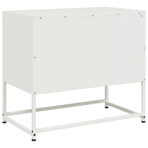 Tv-bord 100,5x39x60,5 cm stål olivengrøn