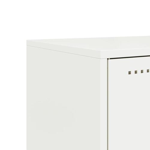 Tv-bord 100,5x39x60,5 cm stål olivengrøn