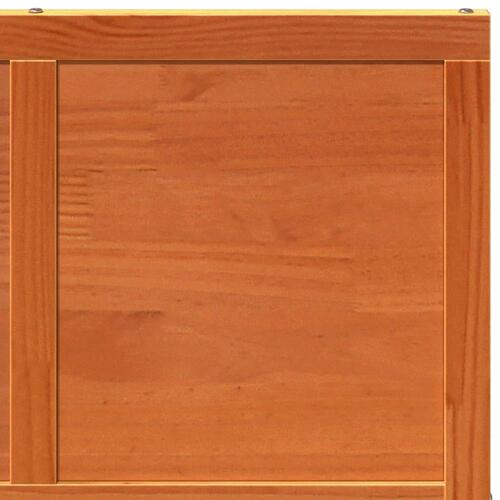 Skydedør 80x208 cm massivt fyrretræ gyldenbrun
