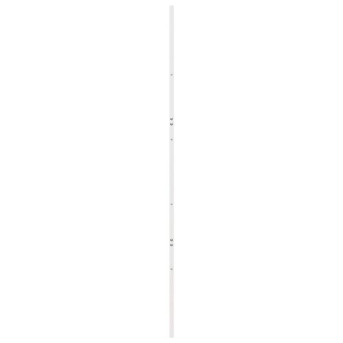 Skydedør 90x208 cm massivt fyrretræ hvid