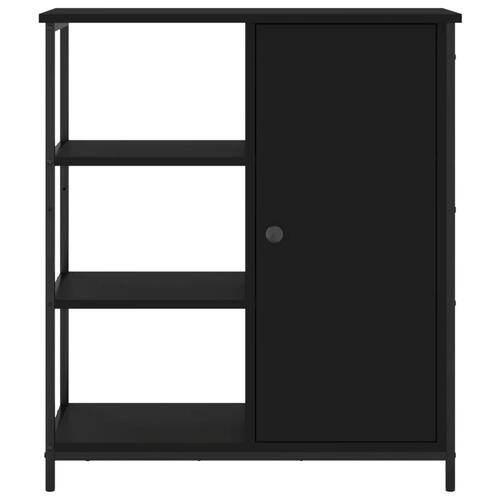 Skab 70x30x80 cm konstrueret træ sort
