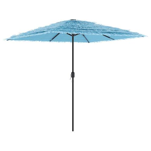 Haveparasol med stålstang 248x248x248 cm blå