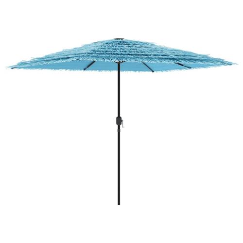 Haveparasol med stålstang 248x248x248 cm blå