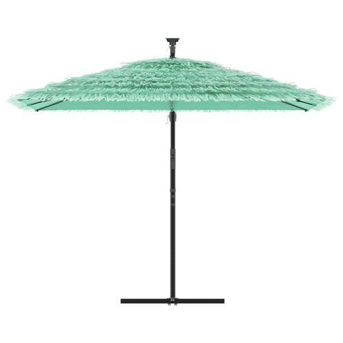 Haveparasol med stålstang 290x290x238 cm grøn