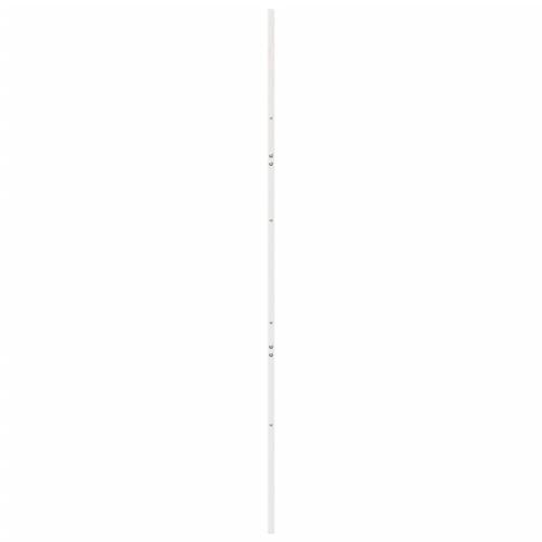 Skydedør 90x208 cm massivt fyrretræ hvid