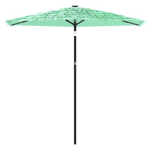 Haveparasol med stålstang 268x268x226 cm grøn