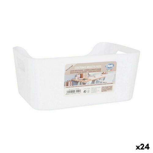 Multibrug kurv Confortime Hvid 24 x 16,5 x 10 cm (24 enheder)
