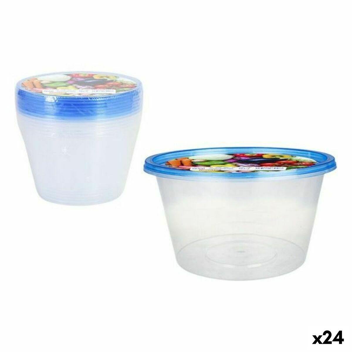 Privilege rund madkasse med låg - 1 l, 7 dele (24 enheder)