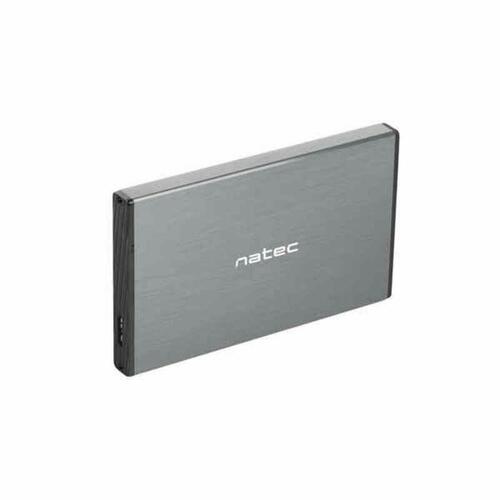 Natec NKZ-1281 2,5" harddiskkabinett - grå, aluminium