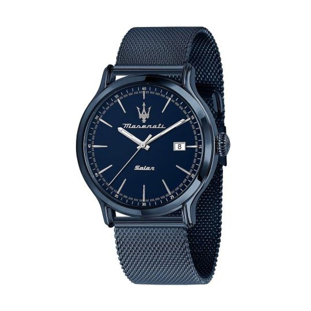 Maserati Epoca Solar Edition herreur - blå (Ø 42 mm)