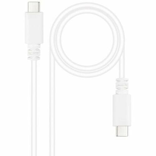 USB-kabel NANOCABLE 10.01.2301-W 1 m (1 enheder)