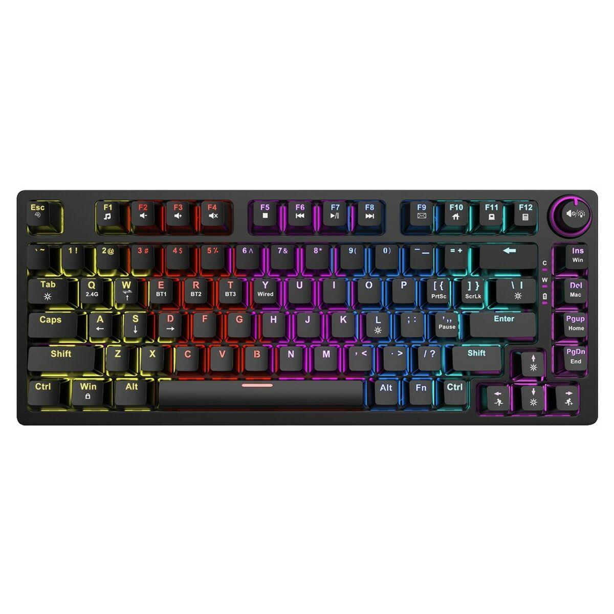 Tastatur Savio PHENIX RED Sort QWERTY