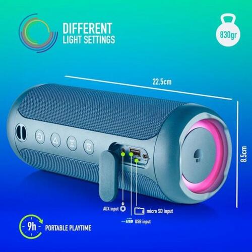Transportable Bluetooth-højttalere NGS ROLLERFURIA3BLUE Blå 60 W