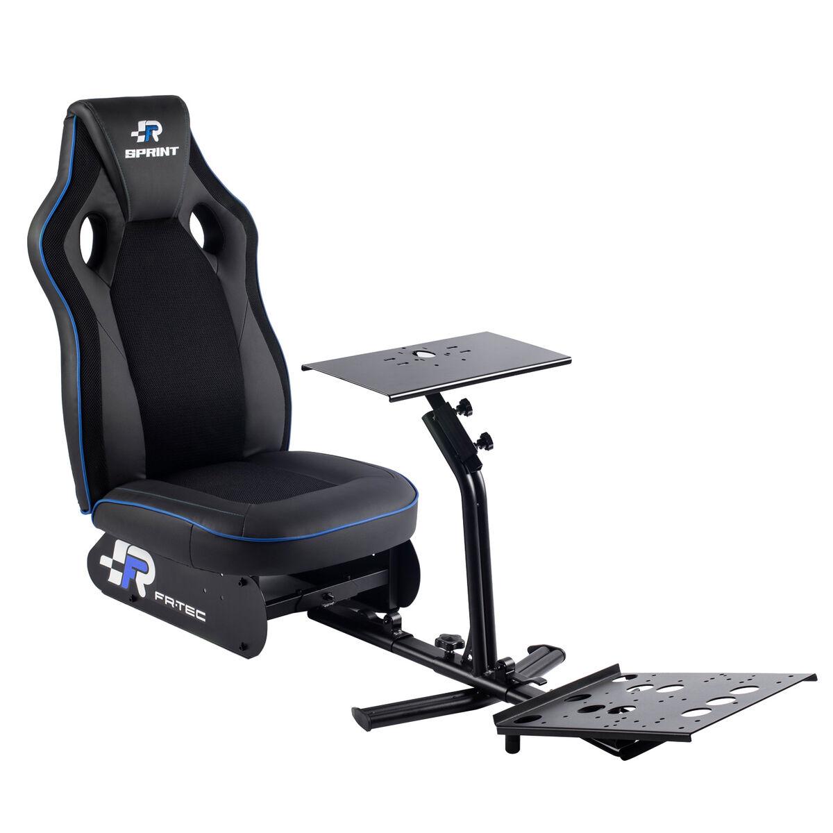 FR-TEC SPRINT gaming-stol - blå detaljer