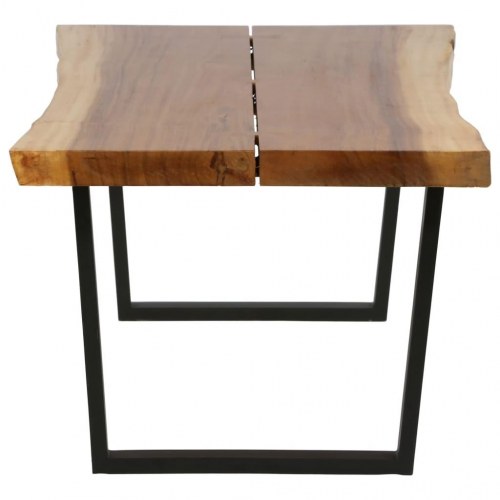 Sofabord i massivt suartræ 102 x 56 x 41 cm