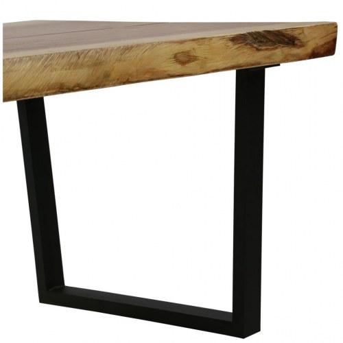 Sofabord i massivt suartræ 102 x 56 x 41 cm