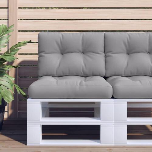 Pallehynde 50x40x12 cm stof grå