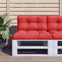 Pallehynde 80x40x12 cm stof rød