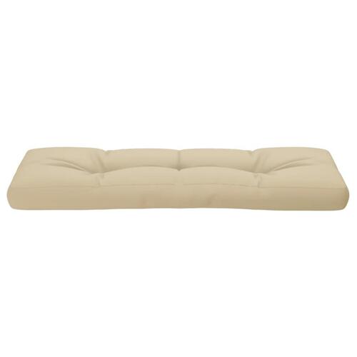 Pallehynde 120x40x12 cm stof beige