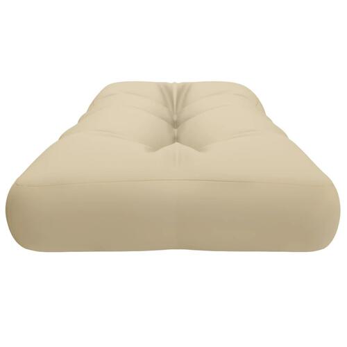 Pallehynde 120x40x12 cm stof beige