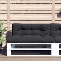 Pallehynde 120x40x12 cm stof sort