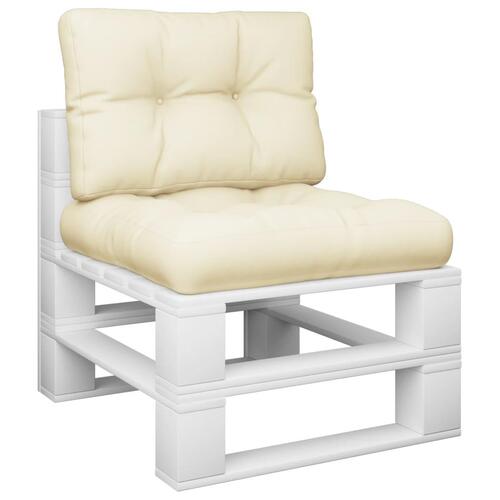 Pallehynder 2 stk. stof cremefarvet