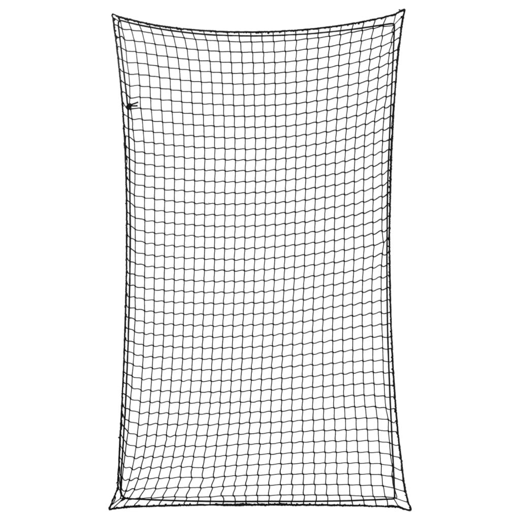 Trailernet med elastiksnor 2,5x1,5 m PP sort