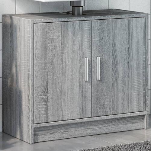 Underskab 63x29x55 cm konstrueret træ grå sonoma-eg