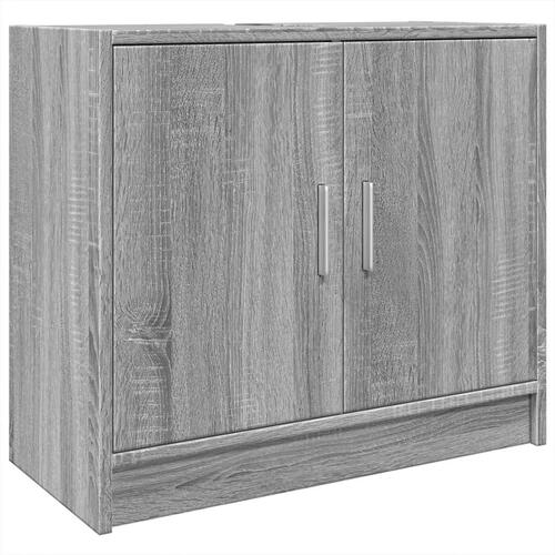 Underskab 63x29x55 cm konstrueret træ grå sonoma-eg