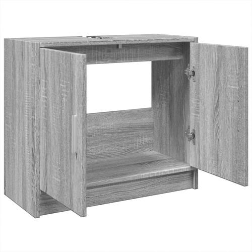 Underskab 63x29x55 cm konstrueret træ grå sonoma-eg