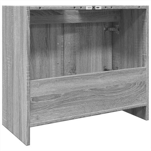 Underskab 63x29x55 cm konstrueret træ grå sonoma-eg