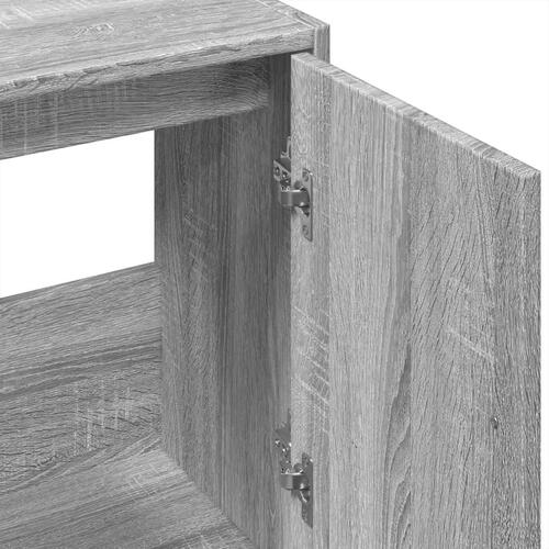 Underskab 63x29x55 cm konstrueret træ grå sonoma-eg