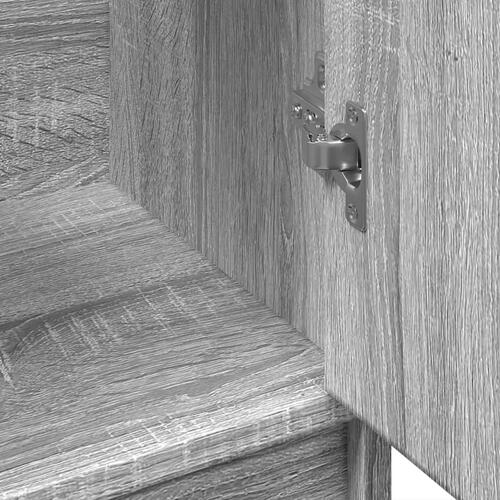 Underskab 63x29x55 cm konstrueret træ grå sonoma-eg