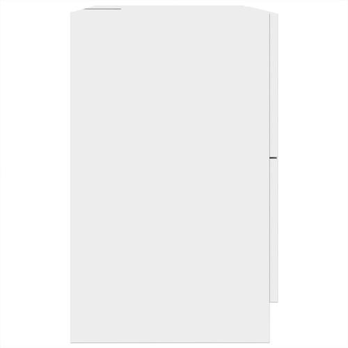 Underskab til håndvask 59x37x59 cm konstrueret træ hvid