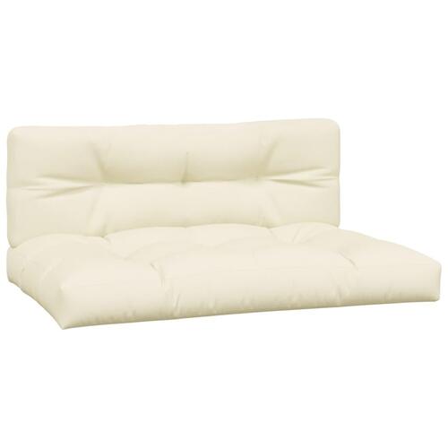 Pallehynder 2 stk. stof cremefarvet
