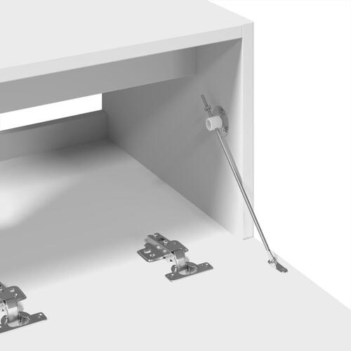 Underskab til håndvask 78x37x59 cm konstrueret træ hvid