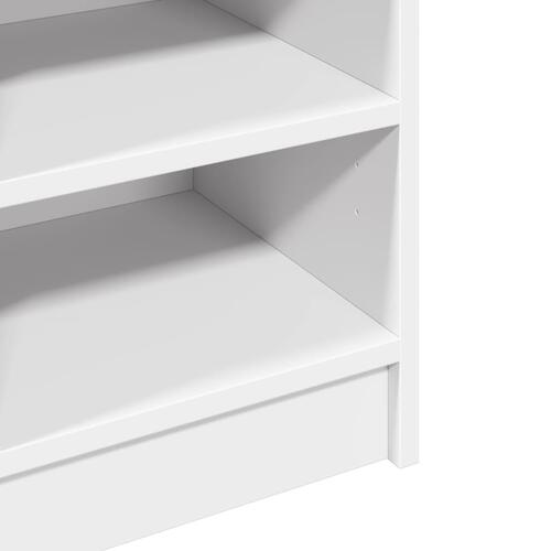 Underskab til håndvask 90x29x55 cm konstrueret træ hvid