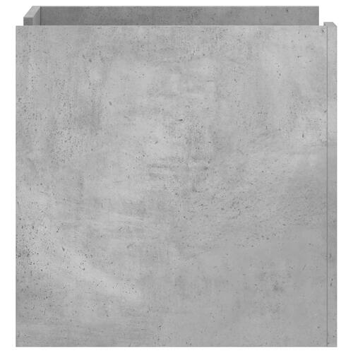 Sengebord 45x50x50 cm konstrueret træ betongrå