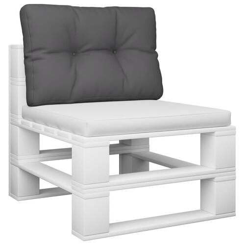 Pallehynde 50x40x12 cm stof antracitgrå