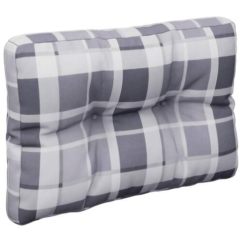 Pallehynde 50x40x12 cm stof gråternet