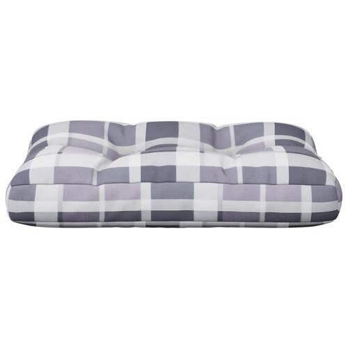 Pallehynde 50x40x12 cm stof gråternet