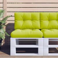 Pallehynde 60x40x12 cm stof lysegrøn