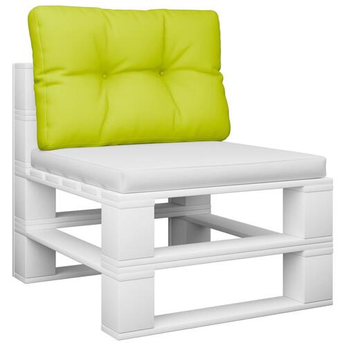 Pallehynde 60x40x12 cm stof lysegrøn