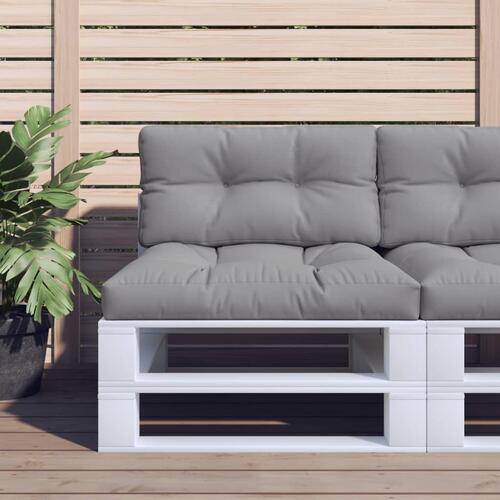 Pallehynde 70x40x12 cm stof grå