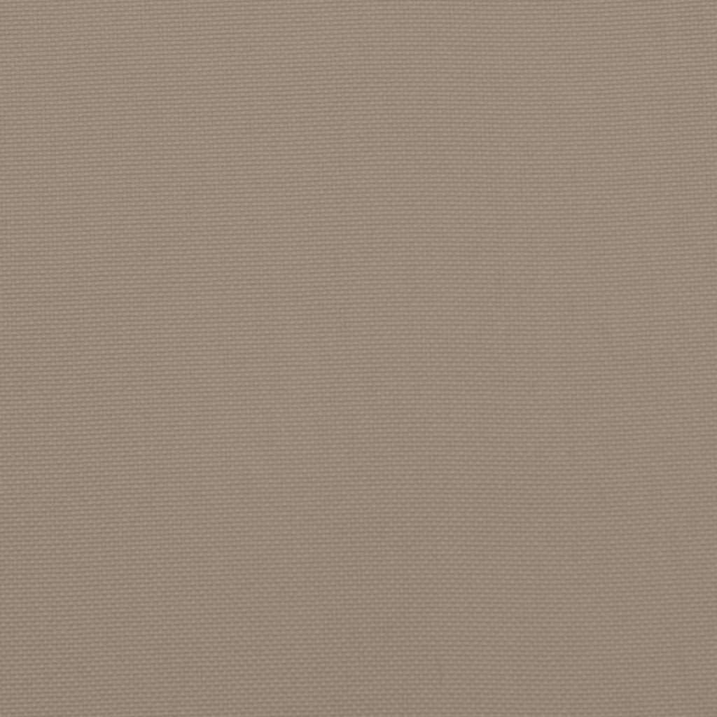 Pallehynde 120x40x12 cm stof gråbrun