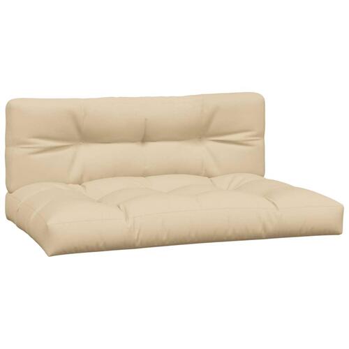Pallehynder 2 stk. stof beige