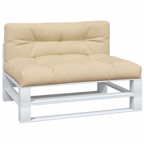 Pallehynder 2 stk. stof beige