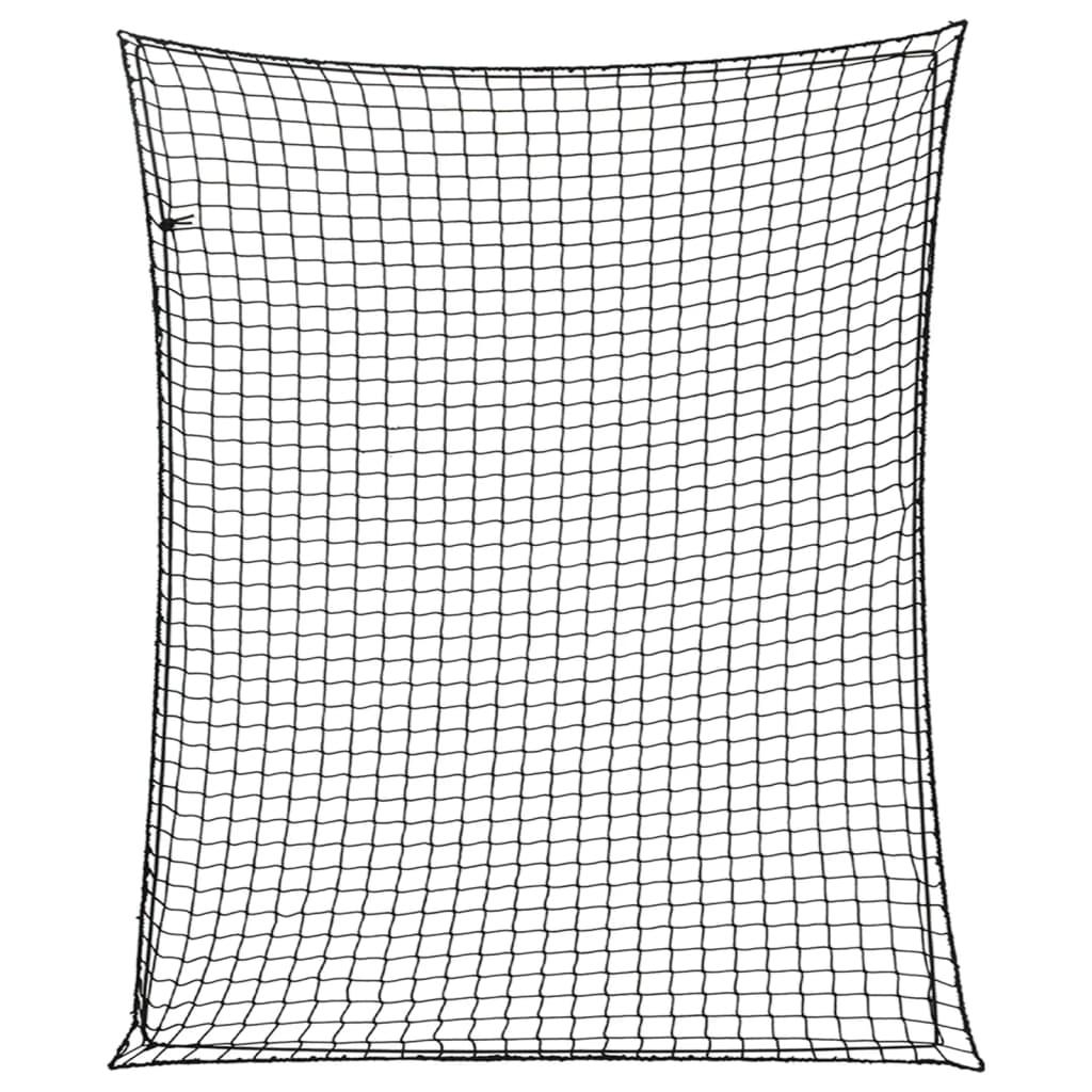 Trailernet med elastiksnor 3x2,5 m PP sort