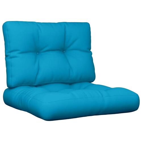 Pallehynder 2 stk. stof blå